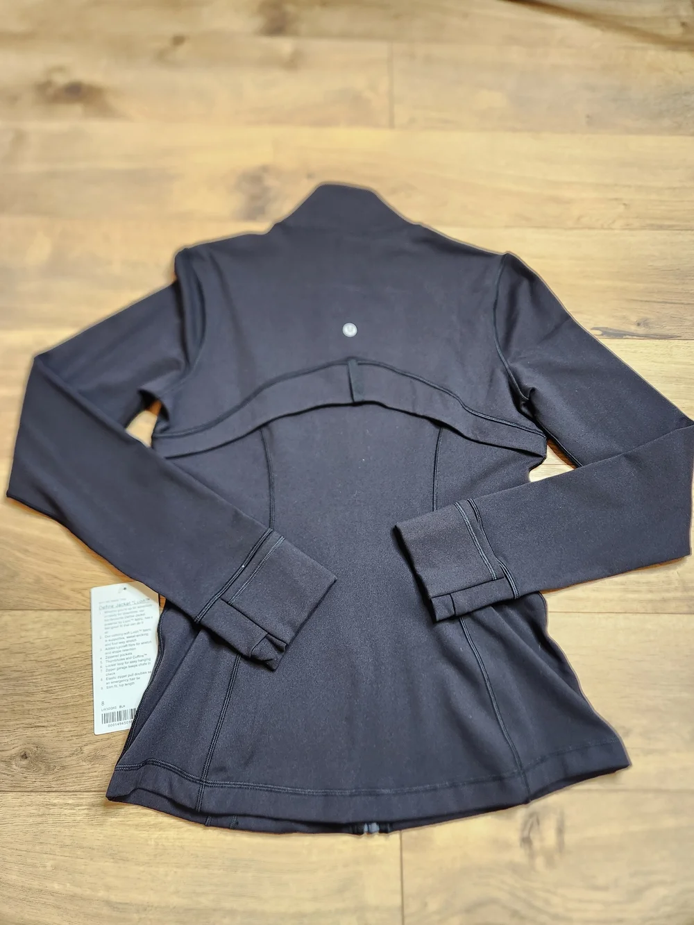NWT Lululemon Define Luon Black Zip-Up Jacket Size 8